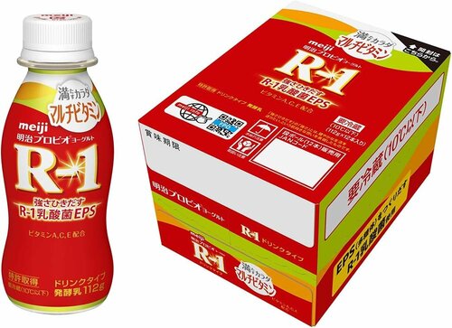 【飲むヨーグルト】明治「明治プロビオヨーグルト R-1 ドリンクタイプ 満たすカラダマルチビタミン」 Amazonプライム感謝祭セールアイテムおすすめ イメージ