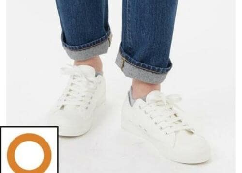 はきこなしテク：靴とパンツの色合いを近くすれば脚長に！ イメージ