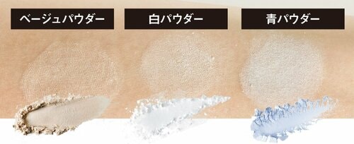選び方2:パウダーの色で選ぶ プレストパウダーおすすめ イメージ