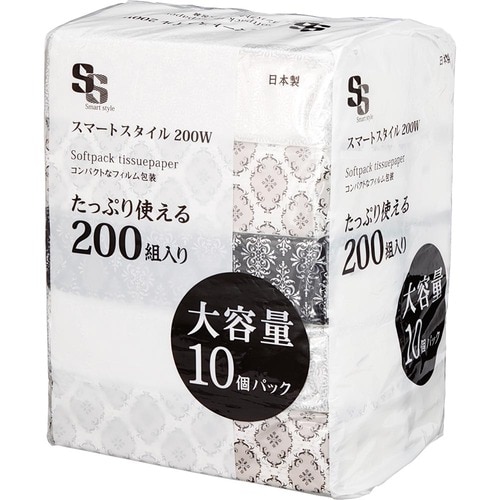 箱なしティッシュおすすめ エスセレクト スマートスタイル ソフトパックティッシュ イメージ