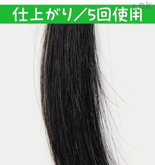 5回使用で明るめの茶髪に 白髪染めトリートメントおすすめ イメージ