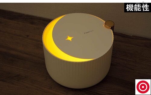 星と月の形に光るライティング 小型加湿器おすすめ イメージ