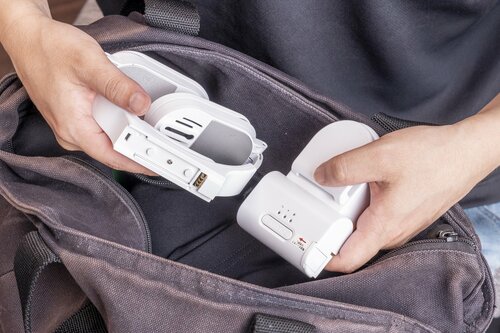 可搬性:コンパクトさは随一で分解も可能 電動ネッククーラーおすすめ イメージ