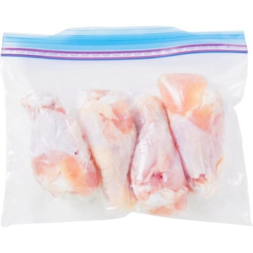 これも正解!:手羽元は1本ずつラップして 肉の冷凍保存方法おすすめ イメージ