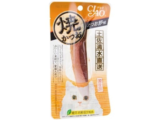 猫:ネコ:おやつ:ネコのおやつ:猫のおやつ:おやつ:いなばペットフード:チャオ:焼きかつお かつお節味