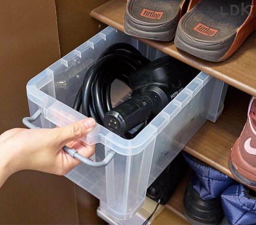 メリット2:収納時に場所を取らない コードレス高圧洗浄機おすすめ イメージ