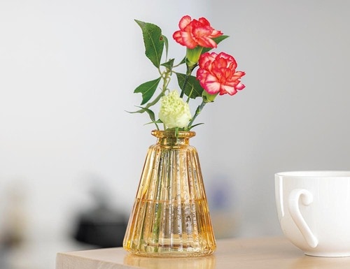 セリア ガラスベース ストライプ コーン イメージ3