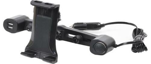 サンコー:USB＆シガソケ付き車載ホルダー:後部座席de快適空間