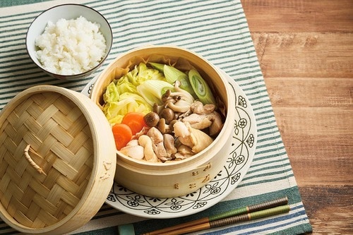 具材が一気に蒸せるから実は超ラク! 無印良品のおすすめおすすめ イメージ