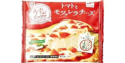マルハニチロ:うす焼きピッツァ トマトとモツァレラチーズ:冷凍食品