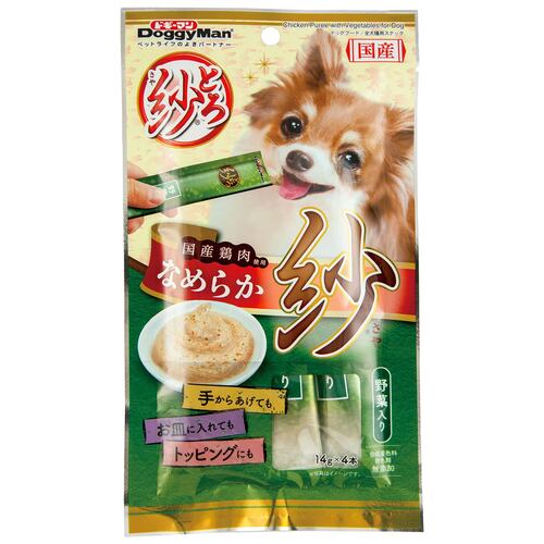 犬用おやつおすすめ ドギーマンハヤシ ドギーマン とろ紗 野菜入り イメージ