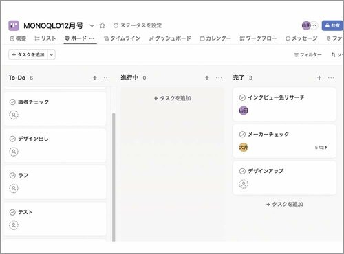 3:リーダーはパッと見で完了したタスクがわかる タスク管理アプリおすすめ イメージ