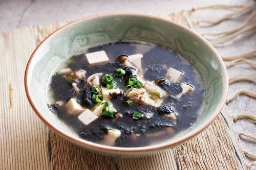 アレンジ1:豆腐と海苔のスープ イメージ