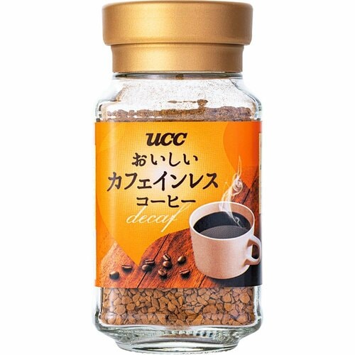カフェインレスコーヒーおすすめ UCC上島珈琲 おいしいカフェインレスコーヒー 瓶 イメージ