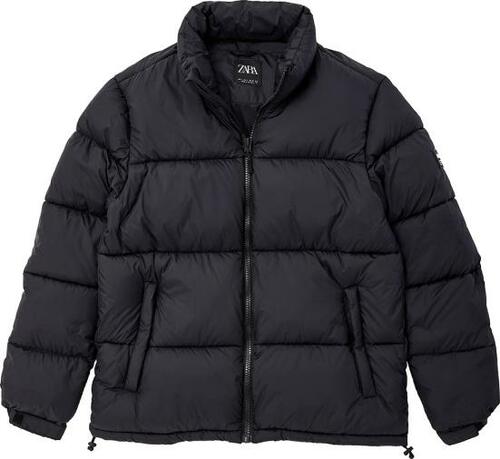 ZARA「リップストップパフジャケット」