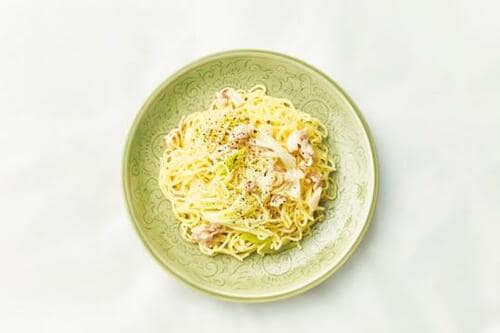 サッパリしててもコクがある自家製の塩豚焼きそばレトルト イメージ