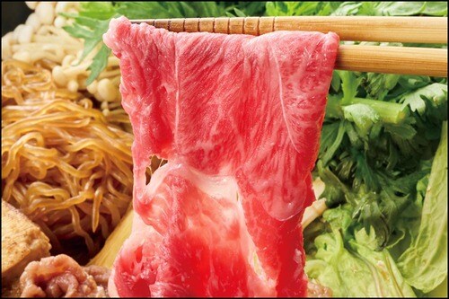 モモ肉なのに柔らかく、冷蔵で肉質はしっとり! すき焼き通販おすすめ イメージ
