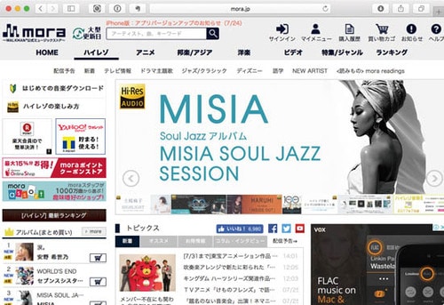 [理由②]ハイレゾ音源を劣化させずにそのまま再生 イメージ2