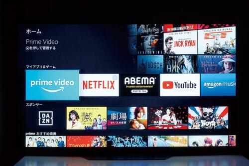 さまざまな動画配信をテレビなどで楽しめる! イメージ