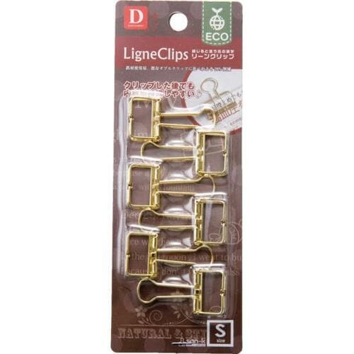 ダイソー:リーンクリップ ゴールド S:文房具