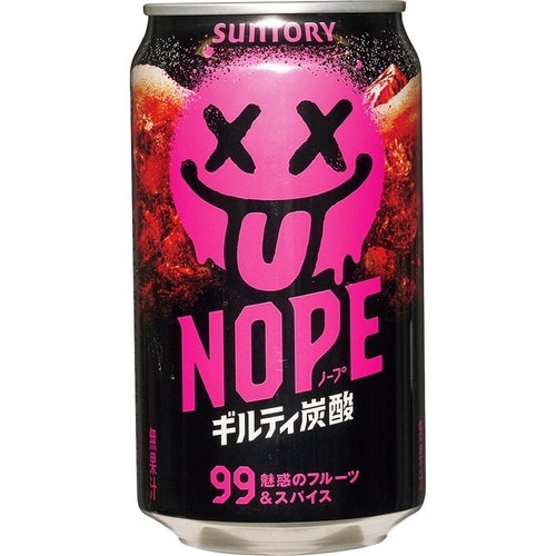 NOPEとペプシ リフレッシュショットおすすめ サントリービバレッジ＆フード  ギルティ炭酸  NOPE(ノープ) 340ml×24本 イメージ1