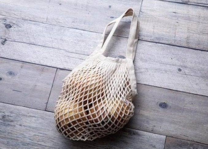 【無印の新商品】コットンメッシュバッグが使える！ 野菜保存にもエコバッグにもなっちゃいます