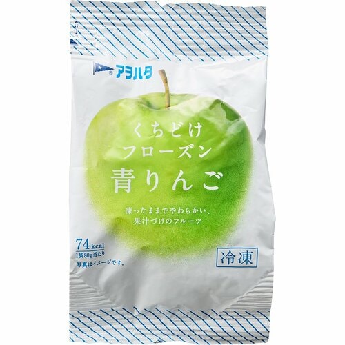 凍らせて食べるゼリー／シャーベットおすすめ アヲハタ くちどけフローズン 青りんご イメージ