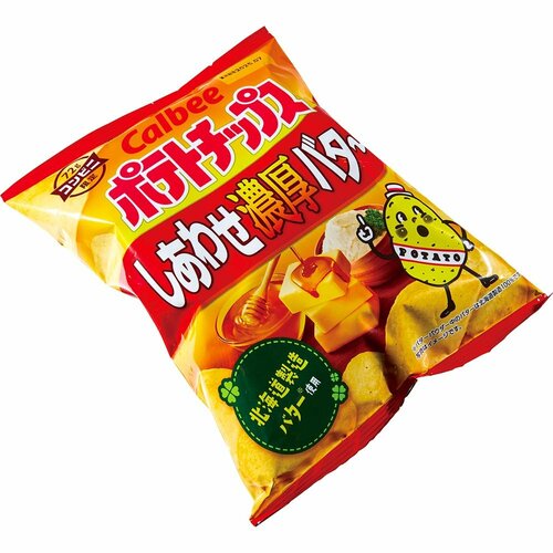 ポテトチップスおすすめ カルビー ポテトチップス しあわせ濃厚バタ～ イメージ