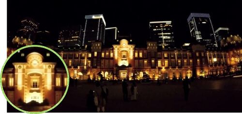 ＜夜景＞明るくなったが解像度が低い アクションカメラおすすめ イメージ