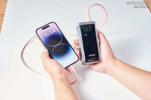 サイズはそこそこ大きめ 高出力モバイルバッテリーおすすめ イメージ