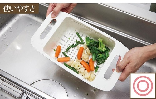 ザルとしても使える スリーコインズおすすめ イメージ