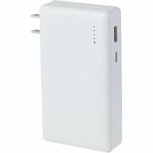 無印とドンキの大容量モバイルバッテリーおすすめ 情熱価格 ノア PD20W出力コンセント一体型モバイルバッテリー NH-LAUC100WH イメージ1