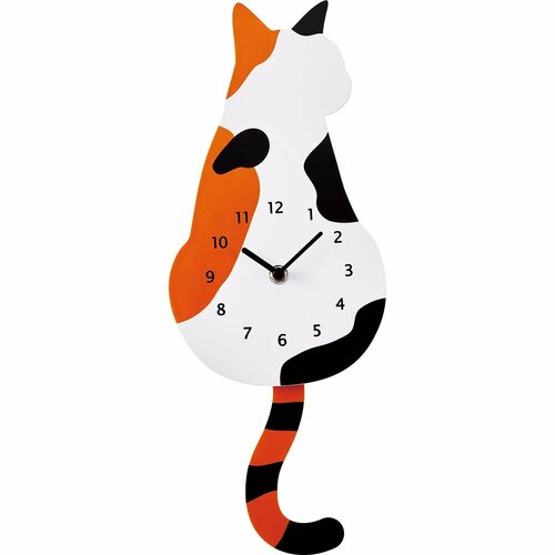 ニトリ「 掛け時計 三毛猫」 イメージ