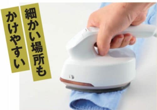 ボタンまわりもアイロンがけしやすい イメージ