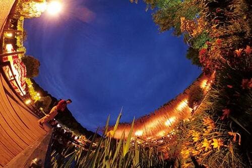 360度カメラで撮った夜景