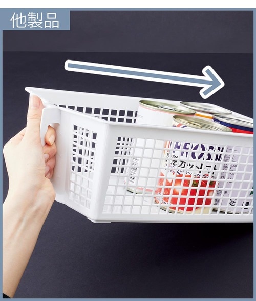 重いものを入れても安定するつくり イメージ