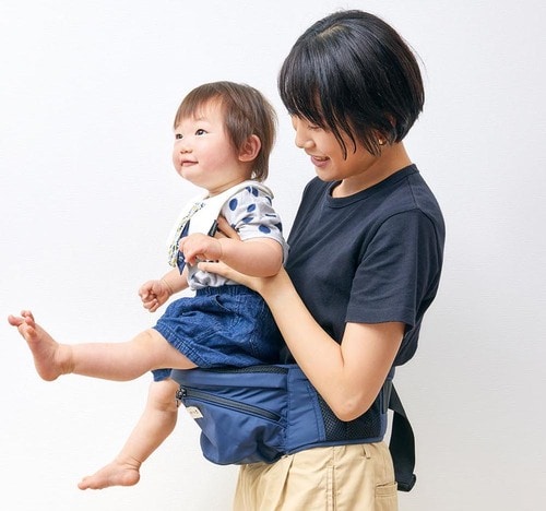 抱っこの負担を軽減！ ヒップシートとは？ ヒップシートおすすめ イメージ