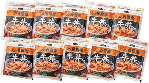 ほぼお店の味がそのまま楽しめる 吉野家「冷凍牛丼の具」 イメージ