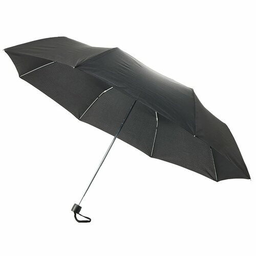 黒色の折りたたみ日傘おすすめ ニトリ かんたんらくらく開閉 折りたたみ傘(70cm dj) イメージ