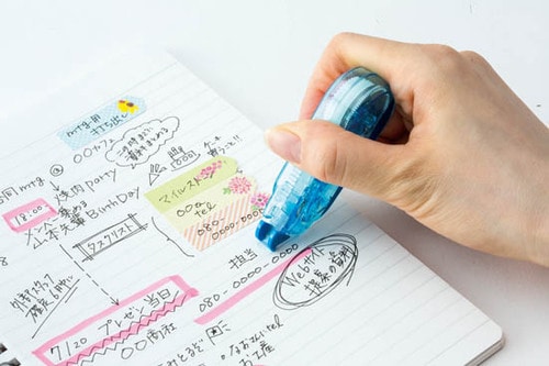 ⑥一度使ったら病みつき!スイスイ消せる修正テープ イメージ
