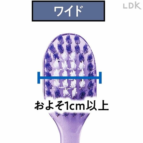 効率よく磨きたい人はワイド 歯ブラシおすすめ イメージ