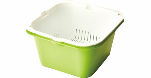 リッチェル:ザルバッとん 並盛:キッチン雑貨
