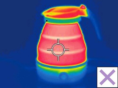 沸騰時の表面温度 折りたたみケトルおすすめ イメージ