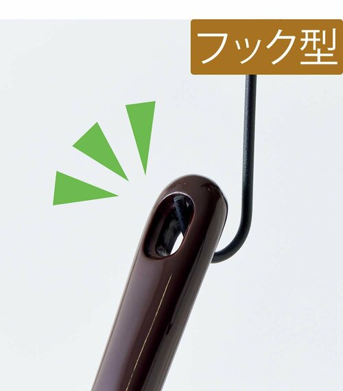 フックが細くて厚みのあるツールもかけやすい イメージ2