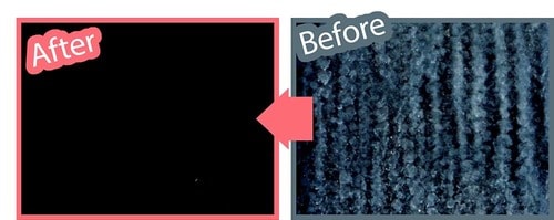 拭くだけで鏡の水垢汚れが落ちた! イメージ