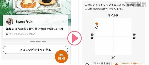 レシピを選んで抽出! UCC上島珈琲「DRIP POD YOUBI」おすすめ イメージ