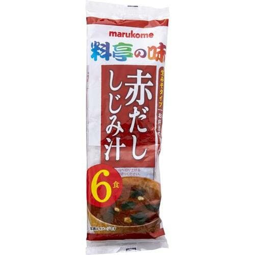 11位: マルコメ「生みそ汁 料亭の味 赤だししじみ」|赤味噌のコクが深い! イメージ