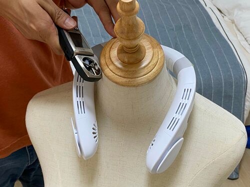 検証②:静音性と送風効率をチェック 電動ネッククーラーおすすめ イメージ2