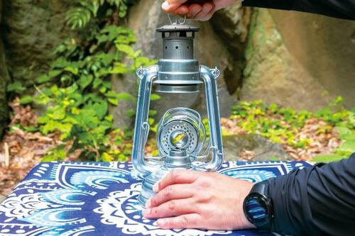 ①:バーナーに芯をセット