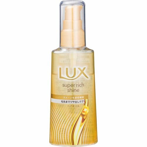 洗い流さないトリートメントおすすめ ラックス スーパーリッチシャイン ダメージリペア 補修ヘアオイル イメージ